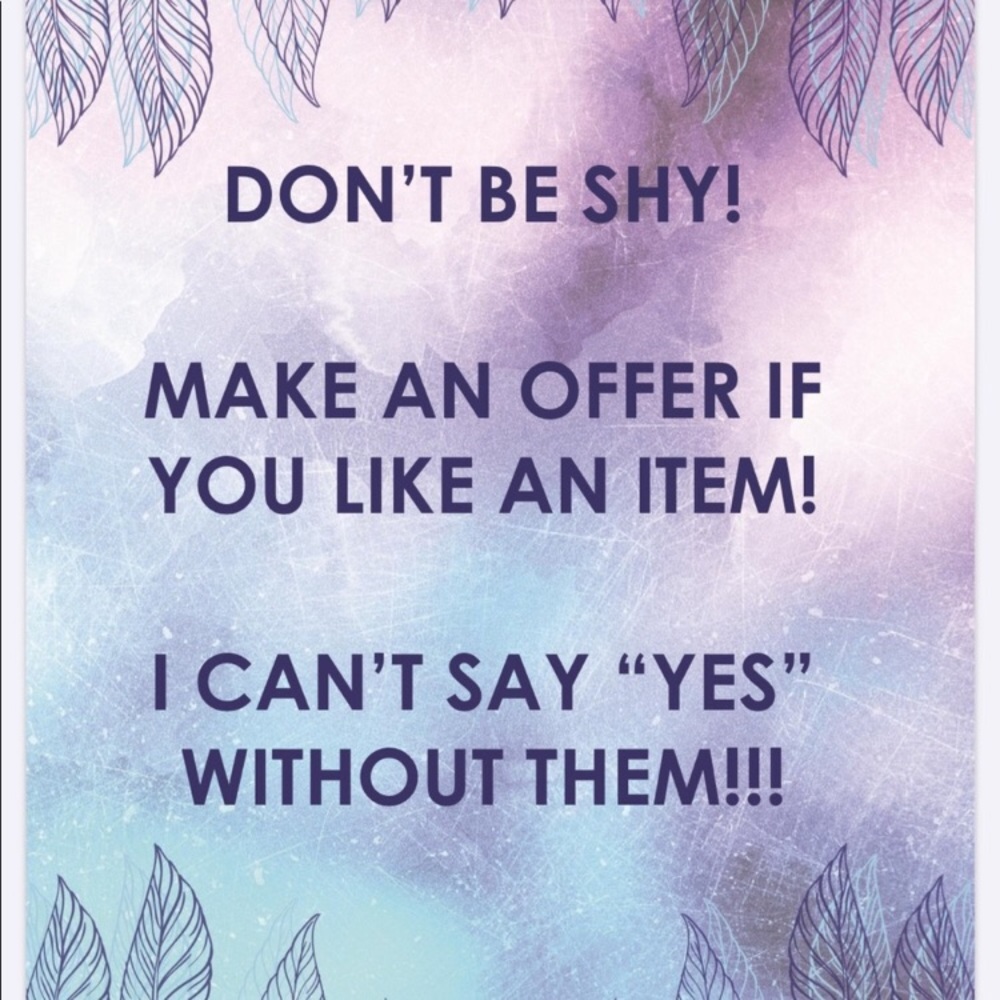 Make me an offer in any item!